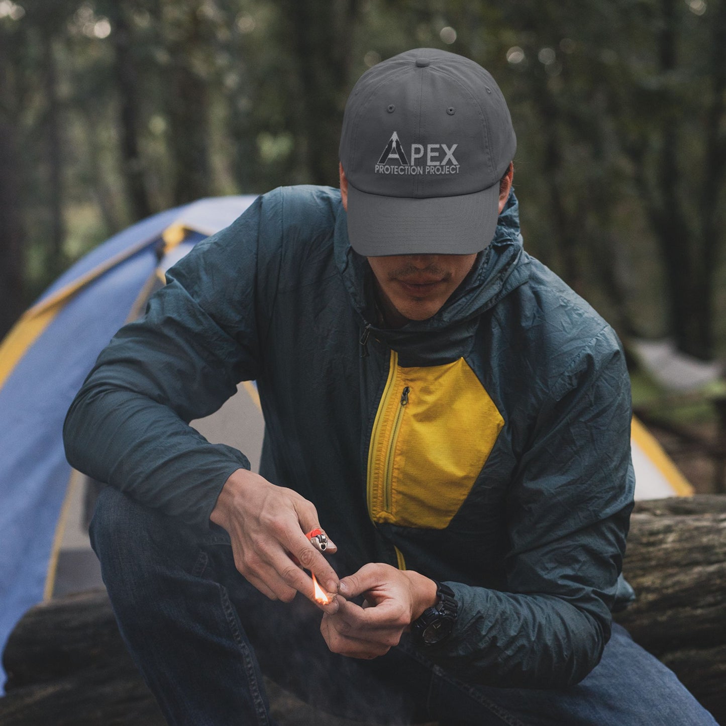 Apex Distressed Dad Hat