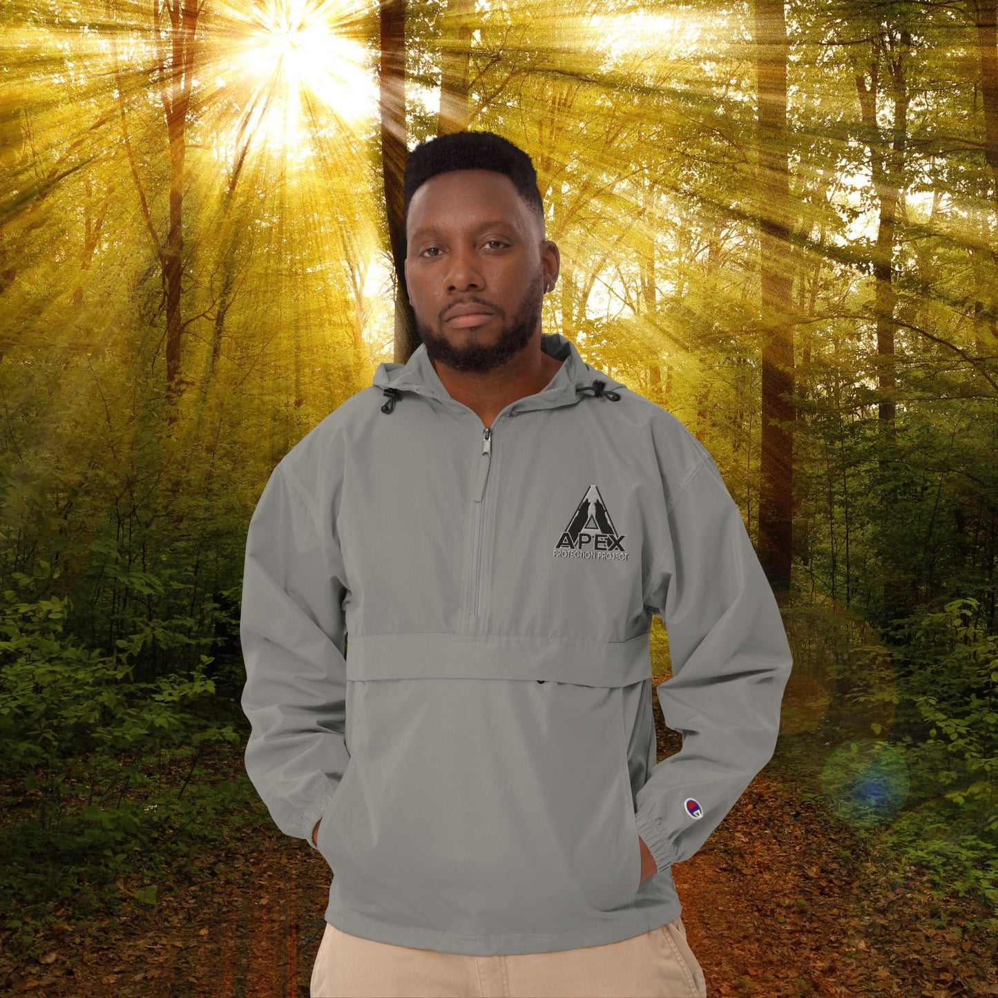 Apex Embroidered Champion Packable Jacket