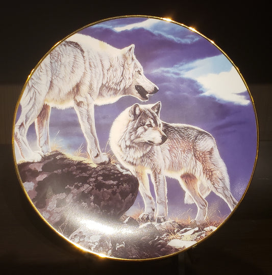 “Tundra Light” from the Year of the Wolf Plate Collection