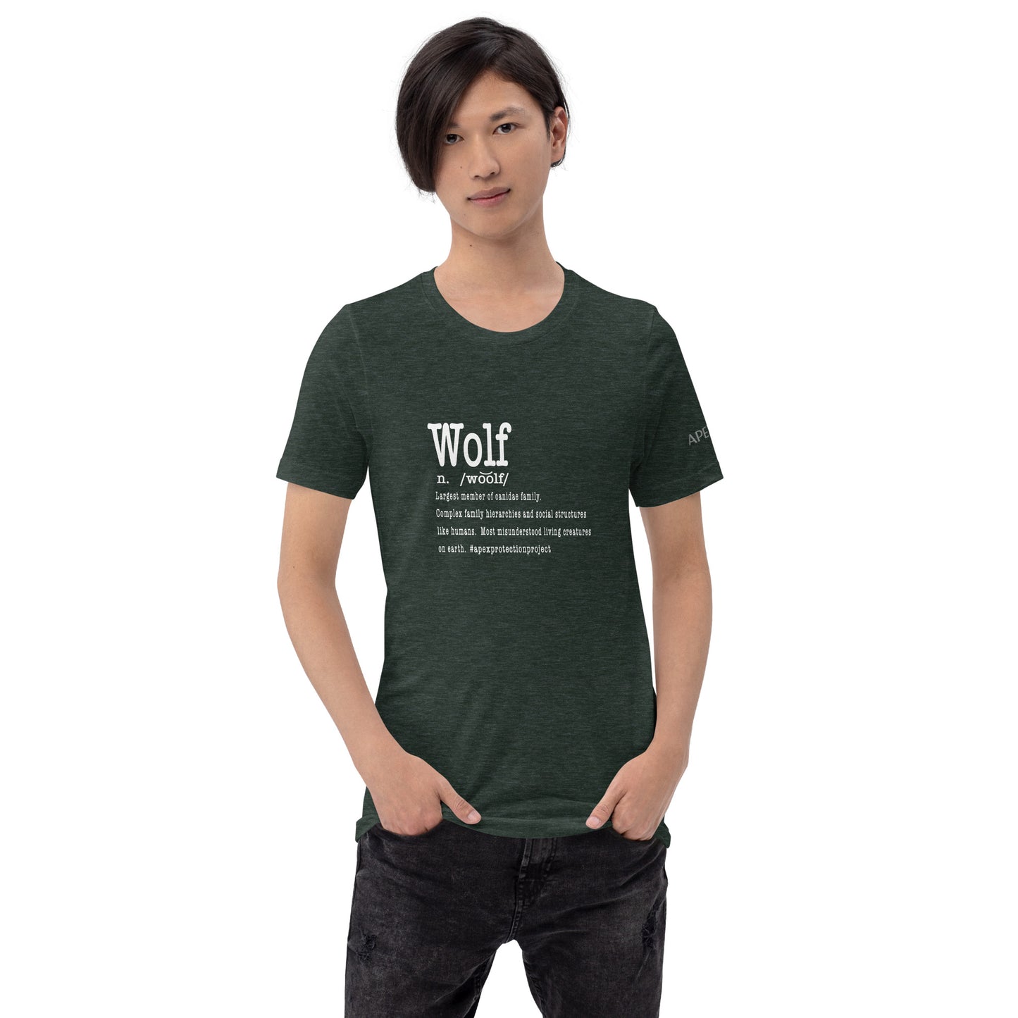 Wolf Definition Unisex t-shirt