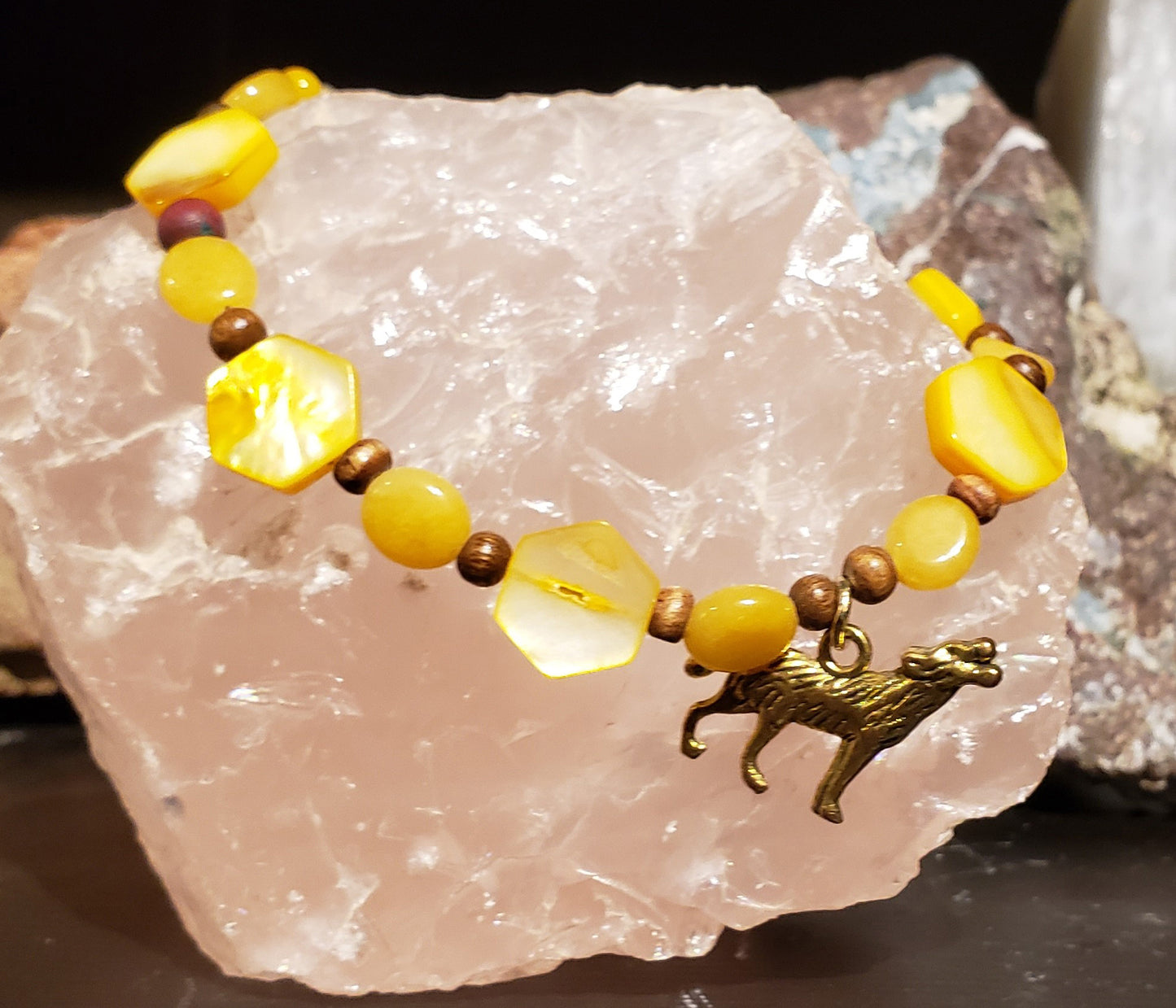 Yellow Jasper Stone Bracelet
